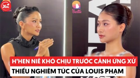 H’Hen Niê khó chịu trước cách ứng xử thiếu nghiêm túc của Louis Phạm #hhennie #louispham