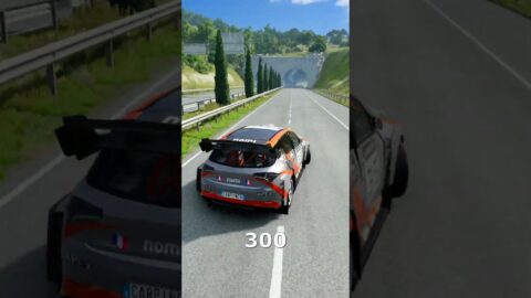 ⚠️ 4 BACHES VS 400 KM/H. ¿Cual es la velocidad correcta? #beamng #gaming #videogames #gta