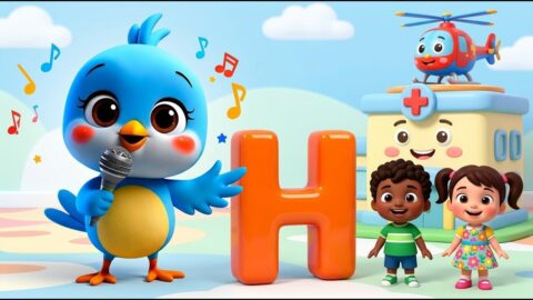 Aprendendo sobre a letra H | Aprenda a Letra H com Cantilê | Música Infantil Educativa