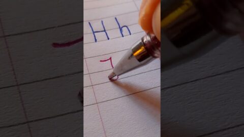 CORSIVO e STAMPATELLO – La lettera H